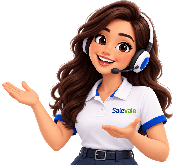 SARA explica los pasos con la palma abierta