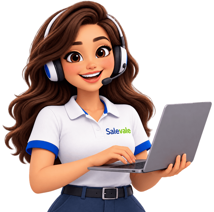 SARA revisa una solicitud en su laptop